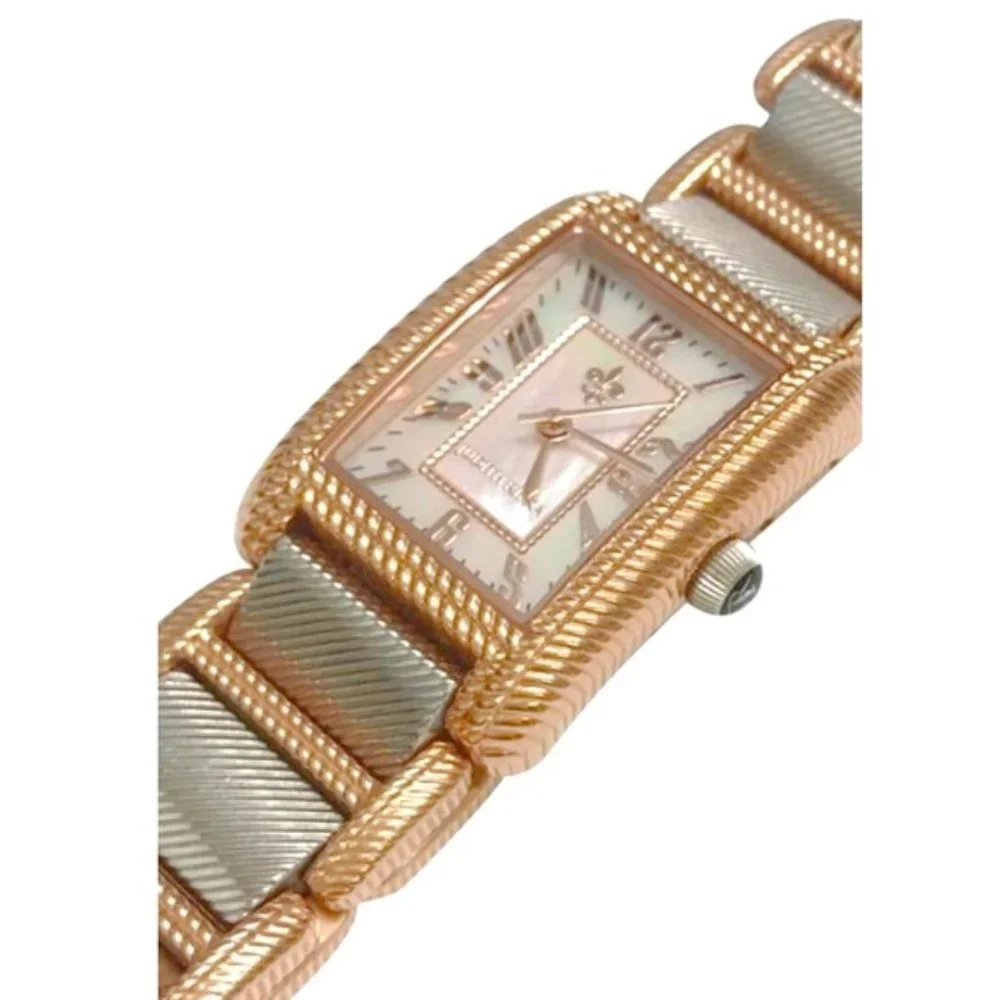 New! JUDITH RIPKA Rose Gold and silver Lexington 100G Watch - Picture 3 of 9